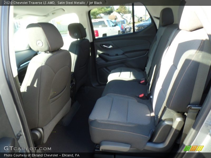 Satin Steel Metallic / Jet Black 2020 Chevrolet Traverse LS AWD