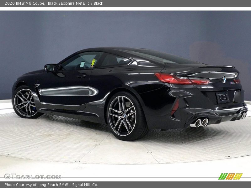 Black Sapphire Metallic / Black 2020 BMW M8 Coupe