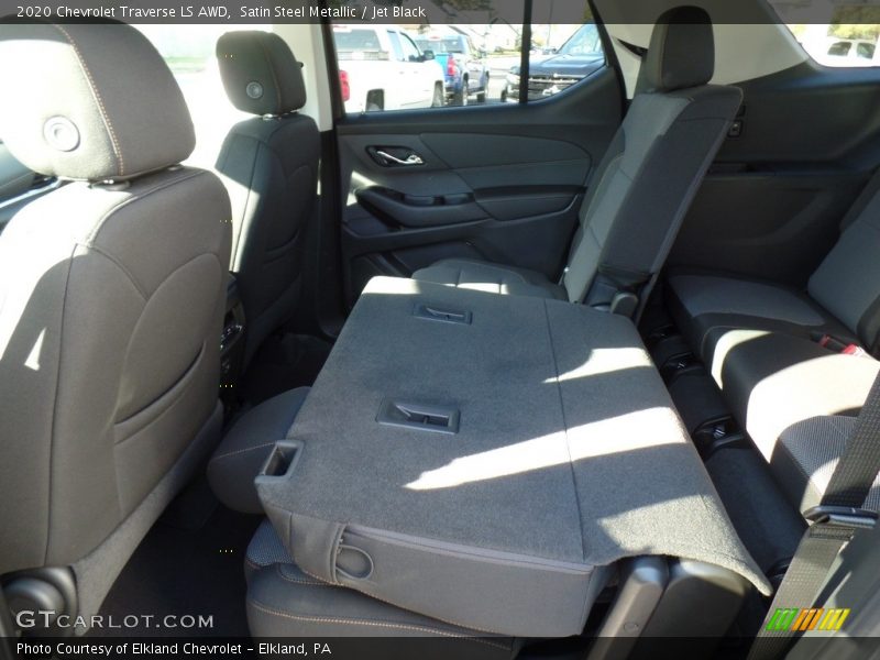 Satin Steel Metallic / Jet Black 2020 Chevrolet Traverse LS AWD