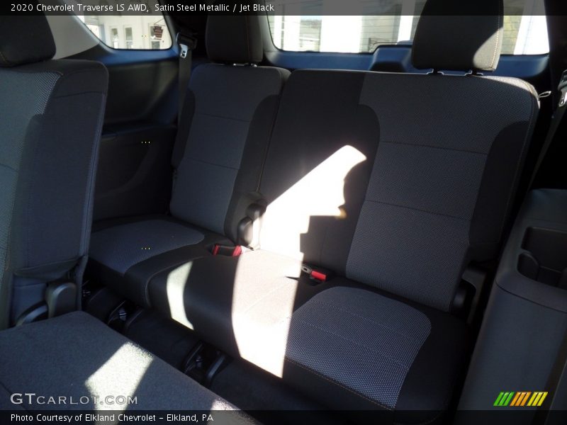 Satin Steel Metallic / Jet Black 2020 Chevrolet Traverse LS AWD