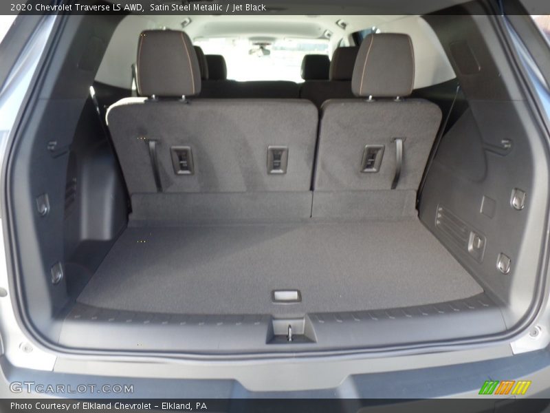 Satin Steel Metallic / Jet Black 2020 Chevrolet Traverse LS AWD