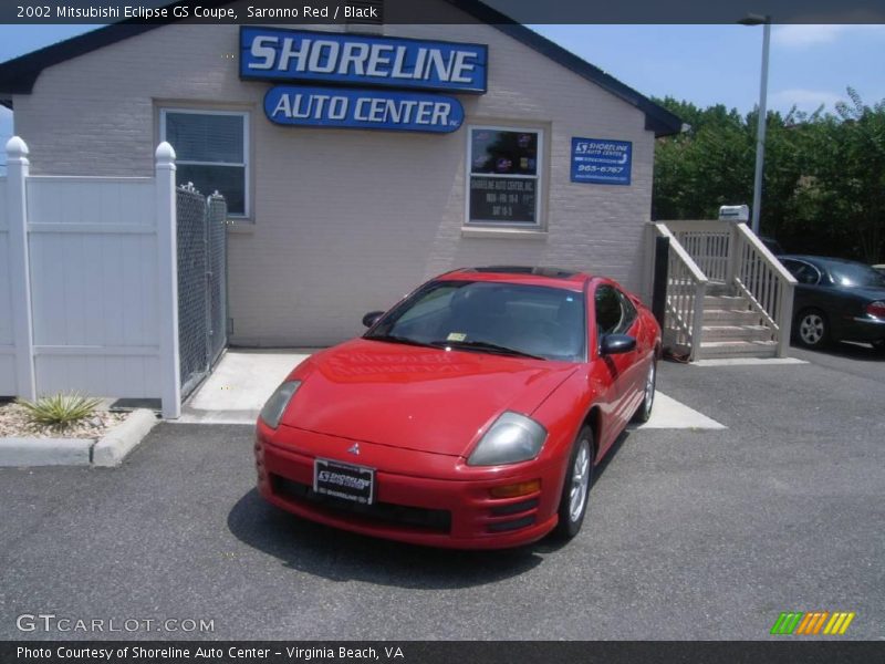 Saronno Red / Black 2002 Mitsubishi Eclipse GS Coupe