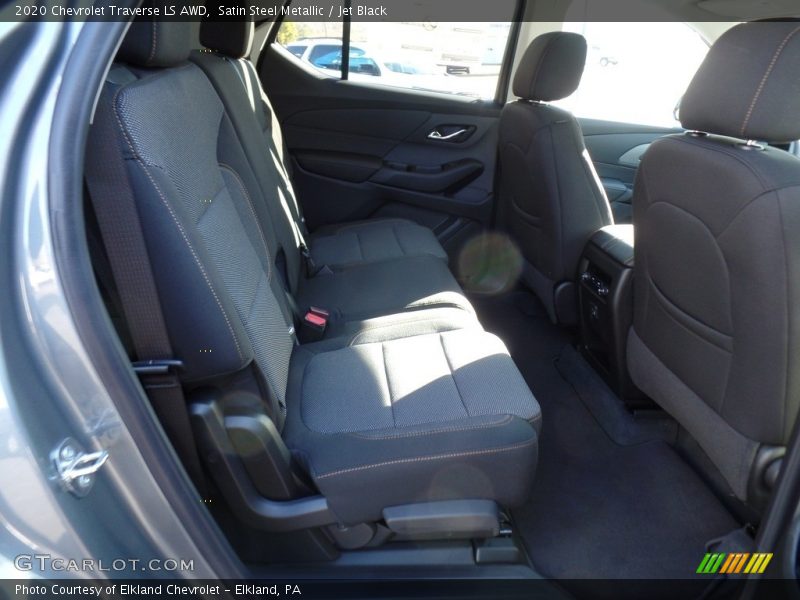 Satin Steel Metallic / Jet Black 2020 Chevrolet Traverse LS AWD