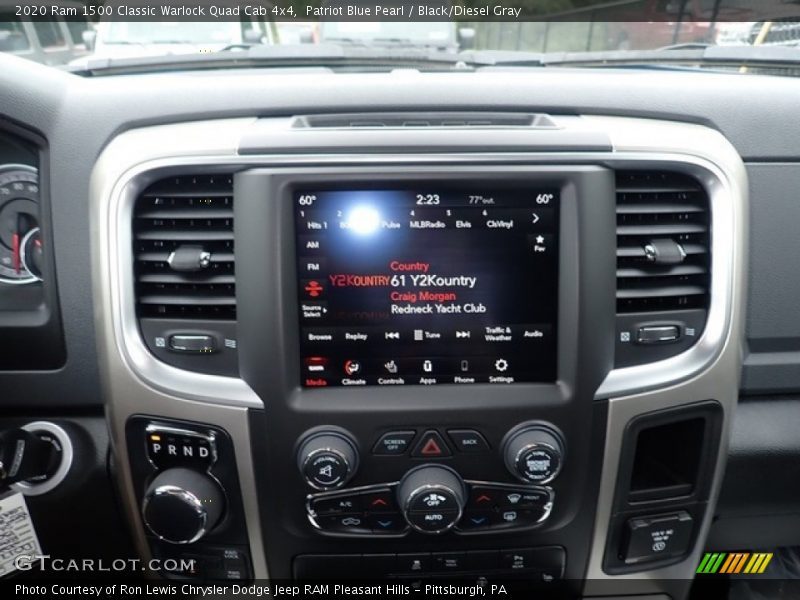Patriot Blue Pearl / Black/Diesel Gray 2020 Ram 1500 Classic Warlock Quad Cab 4x4