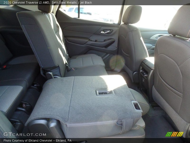 Satin Steel Metallic / Jet Black 2020 Chevrolet Traverse LS AWD