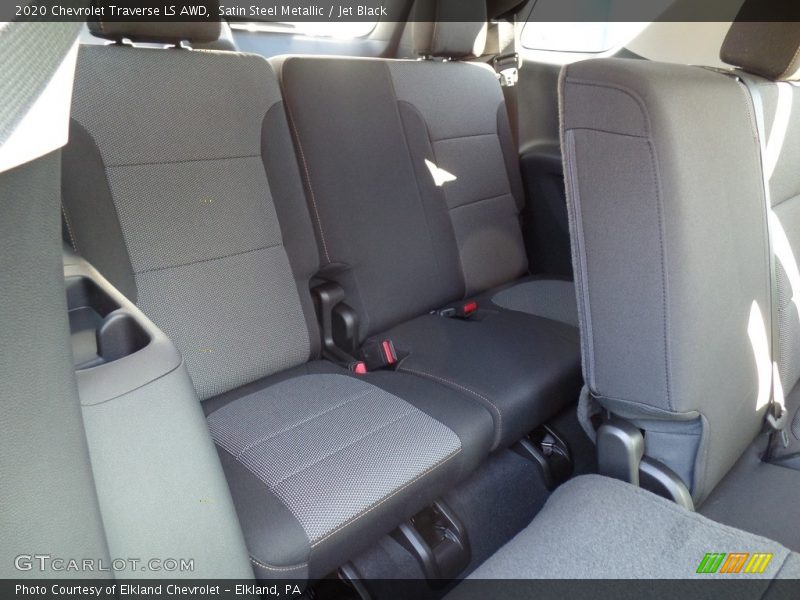 Satin Steel Metallic / Jet Black 2020 Chevrolet Traverse LS AWD