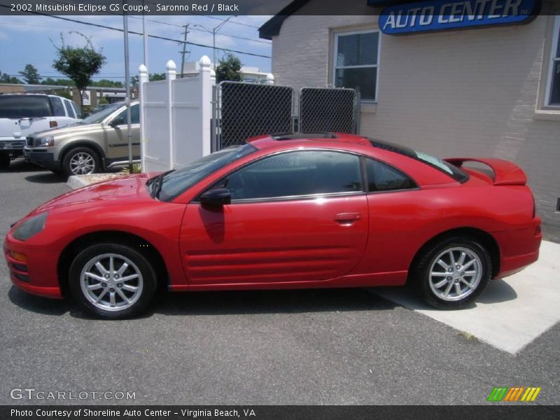 Saronno Red / Black 2002 Mitsubishi Eclipse GS Coupe