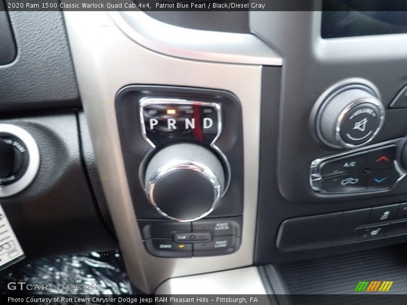 Patriot Blue Pearl / Black/Diesel Gray 2020 Ram 1500 Classic Warlock Quad Cab 4x4