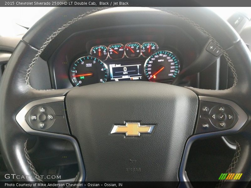 Black / Jet Black 2015 Chevrolet Silverado 2500HD LT Double Cab
