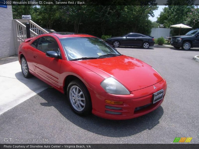Saronno Red / Black 2002 Mitsubishi Eclipse GS Coupe