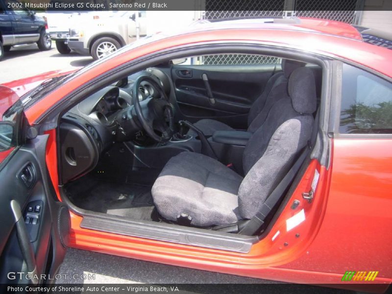 Saronno Red / Black 2002 Mitsubishi Eclipse GS Coupe