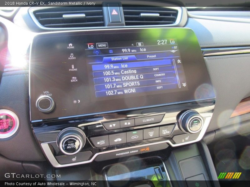 Sandstorm Metallic / Ivory 2018 Honda CR-V EX