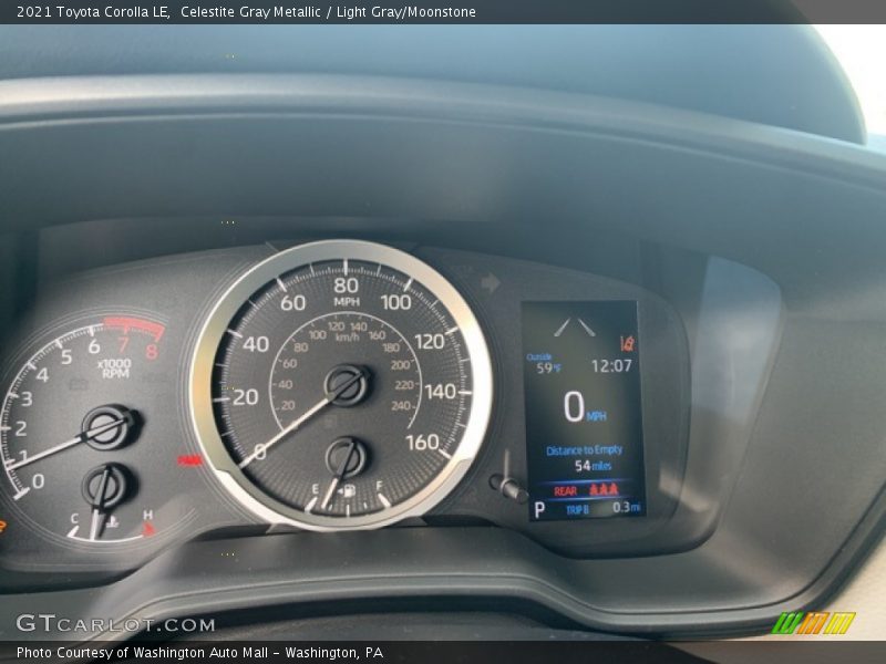 Celestite Gray Metallic / Light Gray/Moonstone 2021 Toyota Corolla LE