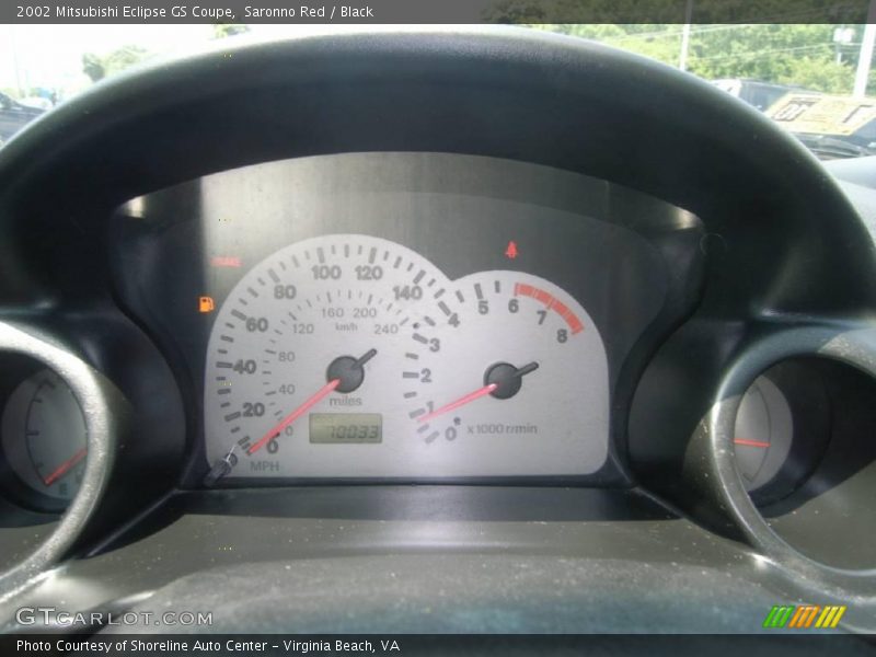 Saronno Red / Black 2002 Mitsubishi Eclipse GS Coupe