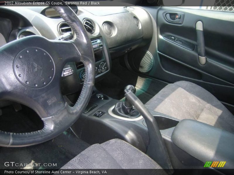 Saronno Red / Black 2002 Mitsubishi Eclipse GS Coupe