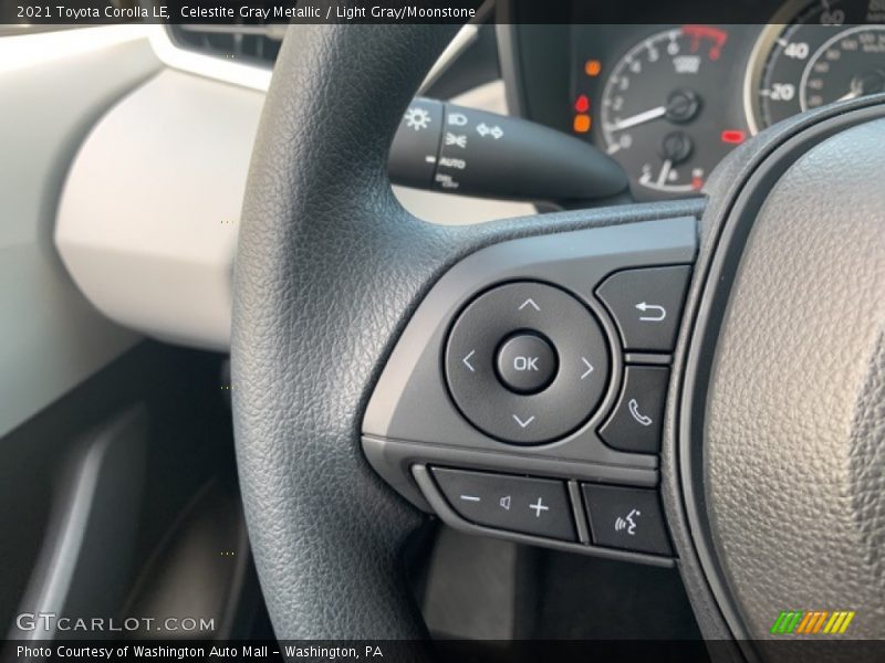 Celestite Gray Metallic / Light Gray/Moonstone 2021 Toyota Corolla LE