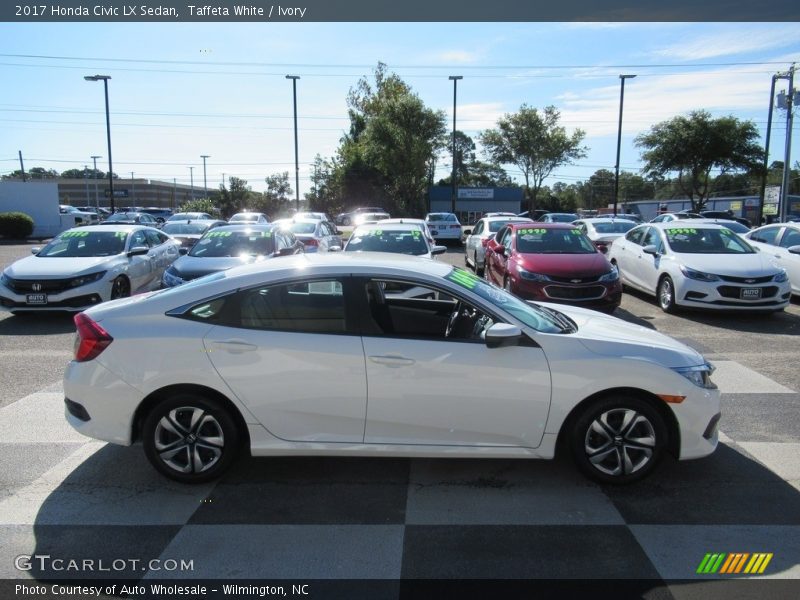 Taffeta White / Ivory 2017 Honda Civic LX Sedan