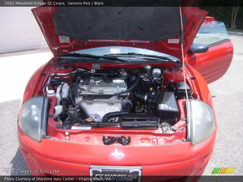 Saronno Red / Black 2002 Mitsubishi Eclipse GS Coupe