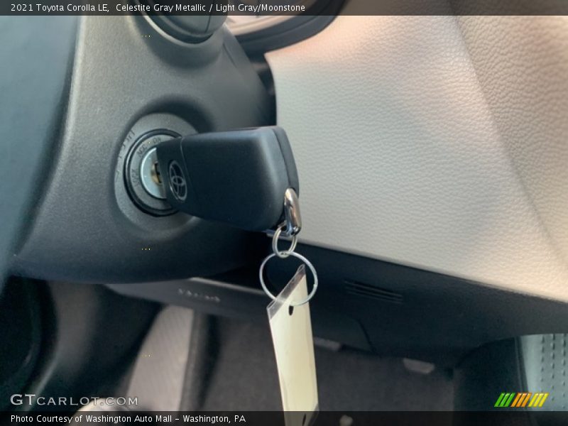 Celestite Gray Metallic / Light Gray/Moonstone 2021 Toyota Corolla LE