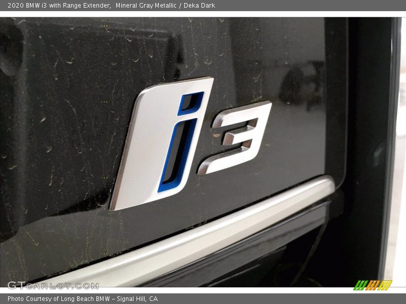 Mineral Gray Metallic / Deka Dark 2020 BMW i3 with Range Extender