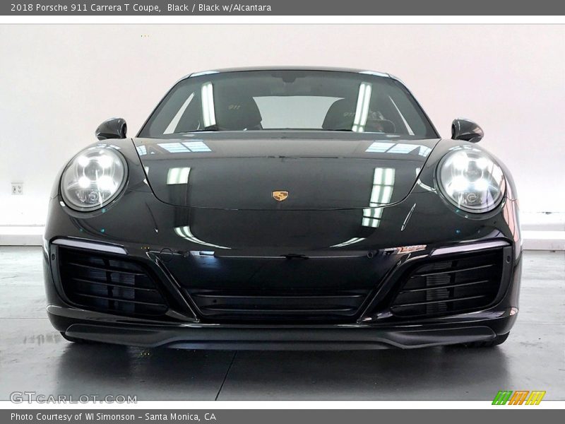 Black / Black w/Alcantara 2018 Porsche 911 Carrera T Coupe