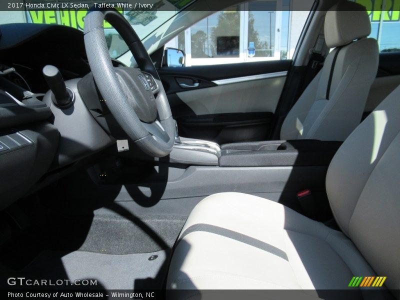 Taffeta White / Ivory 2017 Honda Civic LX Sedan