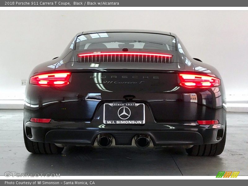 Black / Black w/Alcantara 2018 Porsche 911 Carrera T Coupe