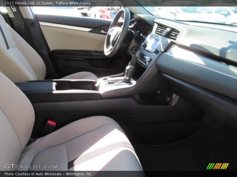 Taffeta White / Ivory 2017 Honda Civic LX Sedan