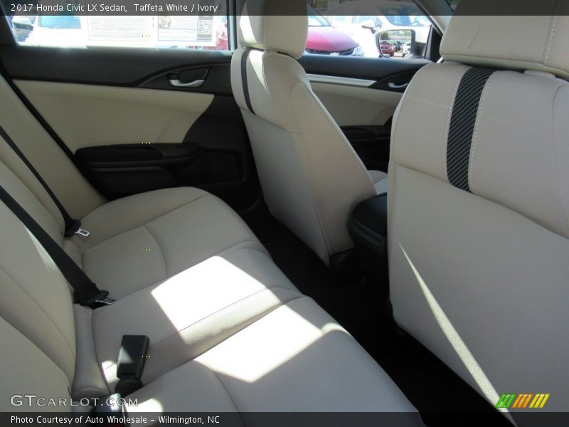 Taffeta White / Ivory 2017 Honda Civic LX Sedan