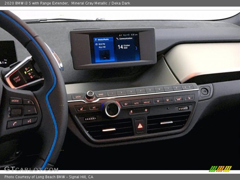 Mineral Gray Metallic / Deka Dark 2020 BMW i3 S with Range Extender