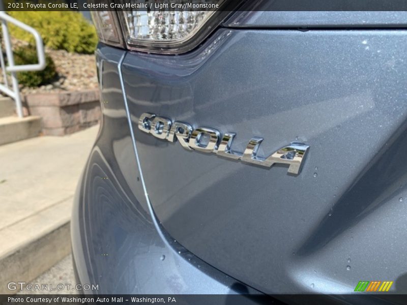 Celestite Gray Metallic / Light Gray/Moonstone 2021 Toyota Corolla LE