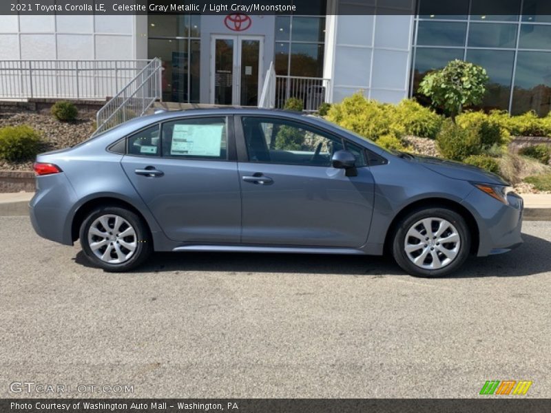 Celestite Gray Metallic / Light Gray/Moonstone 2021 Toyota Corolla LE