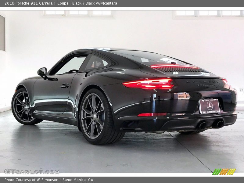 Black / Black w/Alcantara 2018 Porsche 911 Carrera T Coupe