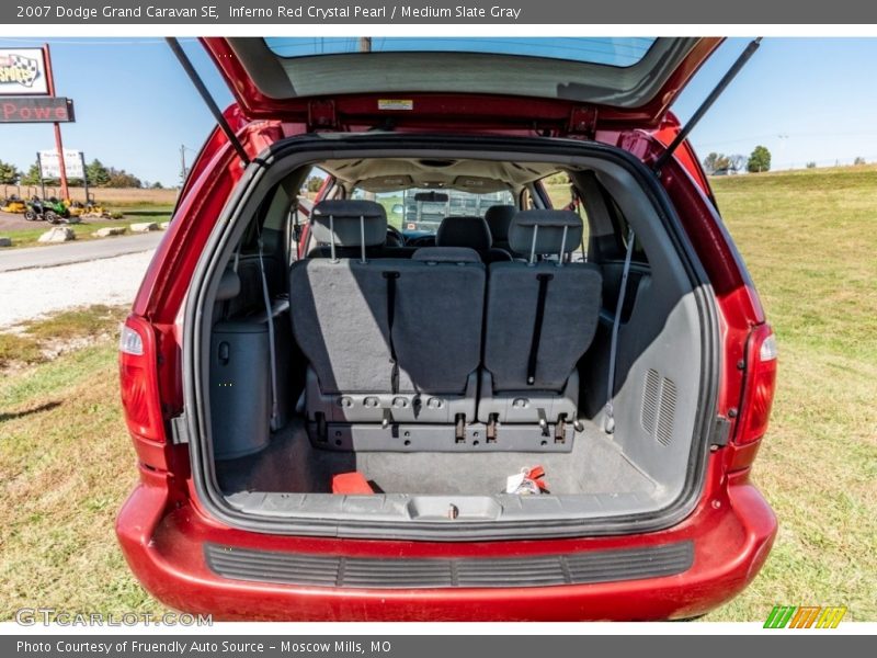 Inferno Red Crystal Pearl / Medium Slate Gray 2007 Dodge Grand Caravan SE