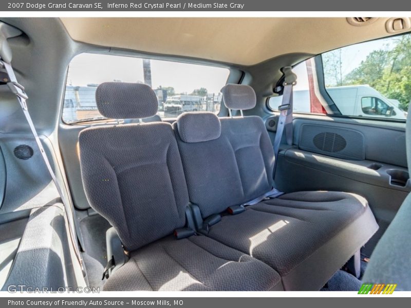 Inferno Red Crystal Pearl / Medium Slate Gray 2007 Dodge Grand Caravan SE
