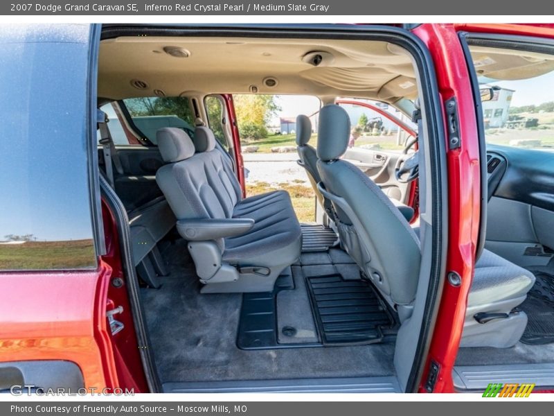 Inferno Red Crystal Pearl / Medium Slate Gray 2007 Dodge Grand Caravan SE