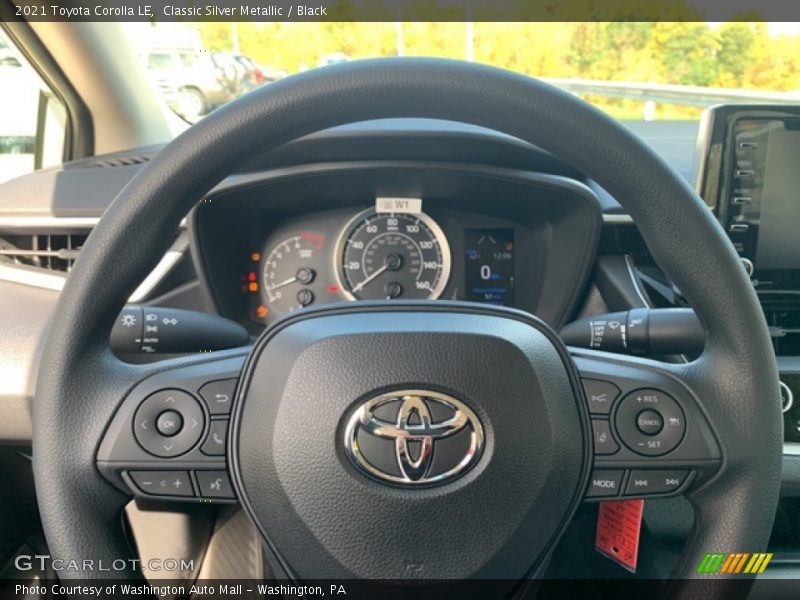 Classic Silver Metallic / Black 2021 Toyota Corolla LE