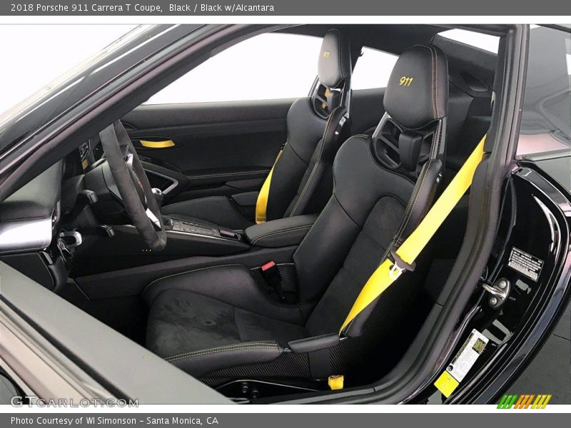  2018 911 Carrera T Coupe Black w/Alcantara Interior