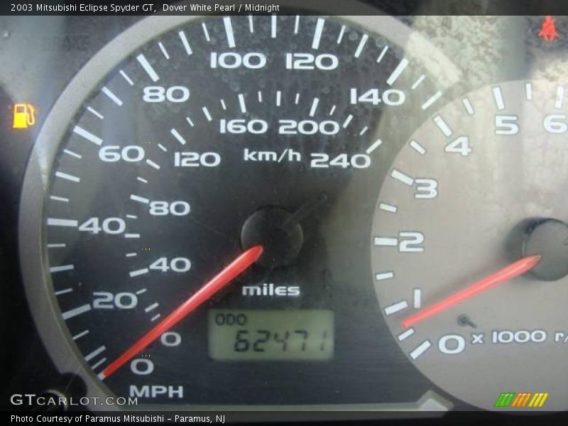 Dover White Pearl / Midnight 2003 Mitsubishi Eclipse Spyder GT