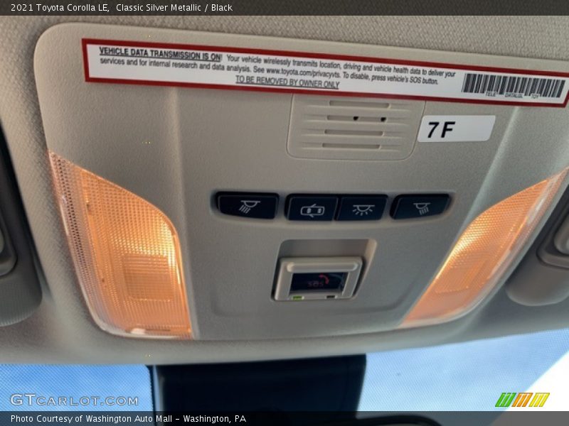 Classic Silver Metallic / Black 2021 Toyota Corolla LE