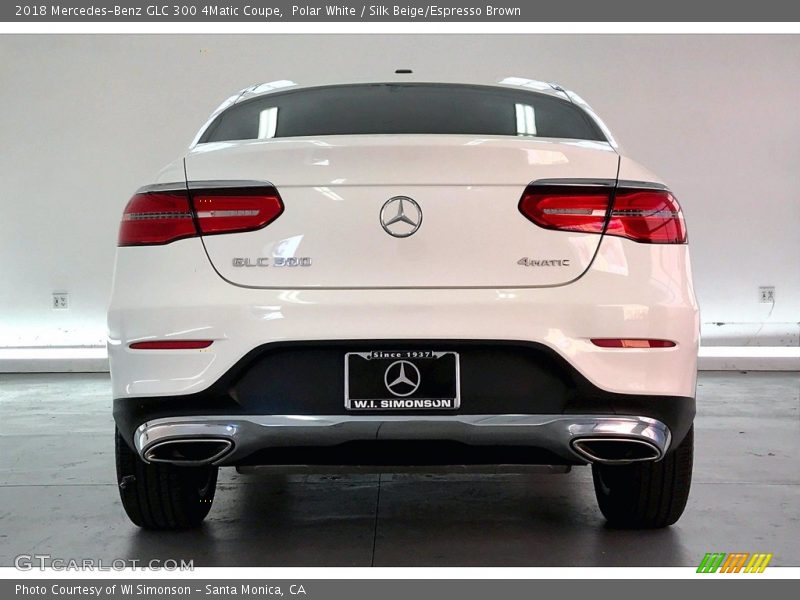 Polar White / Silk Beige/Espresso Brown 2018 Mercedes-Benz GLC 300 4Matic Coupe