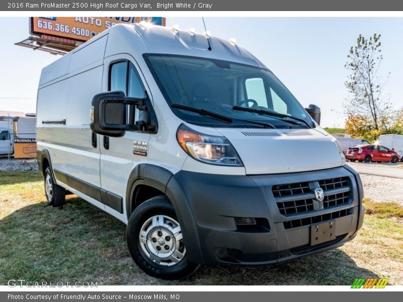 Front 3/4 View of 2016 ProMaster 2500 High Roof Cargo Van