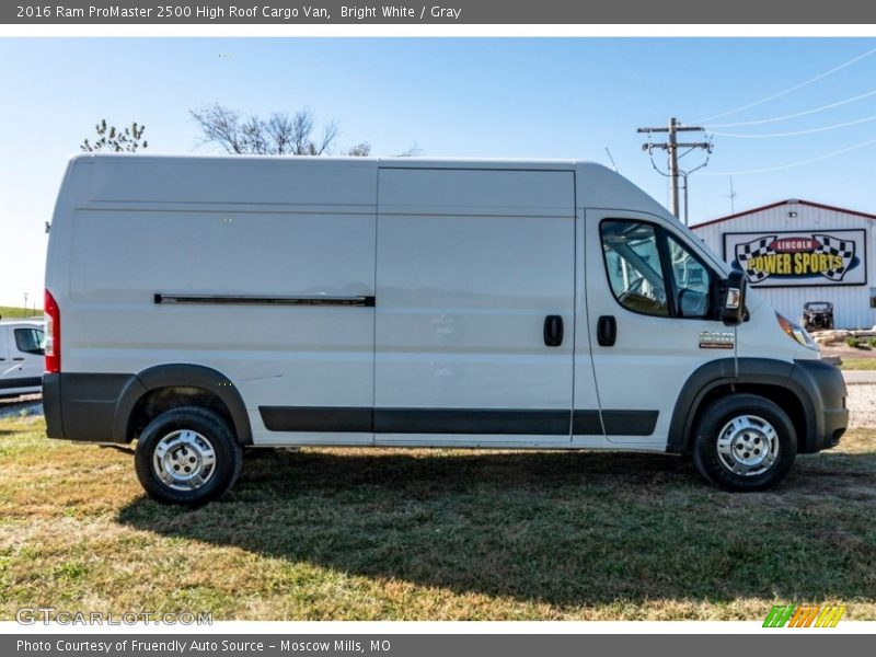 Bright White / Gray 2016 Ram ProMaster 2500 High Roof Cargo Van