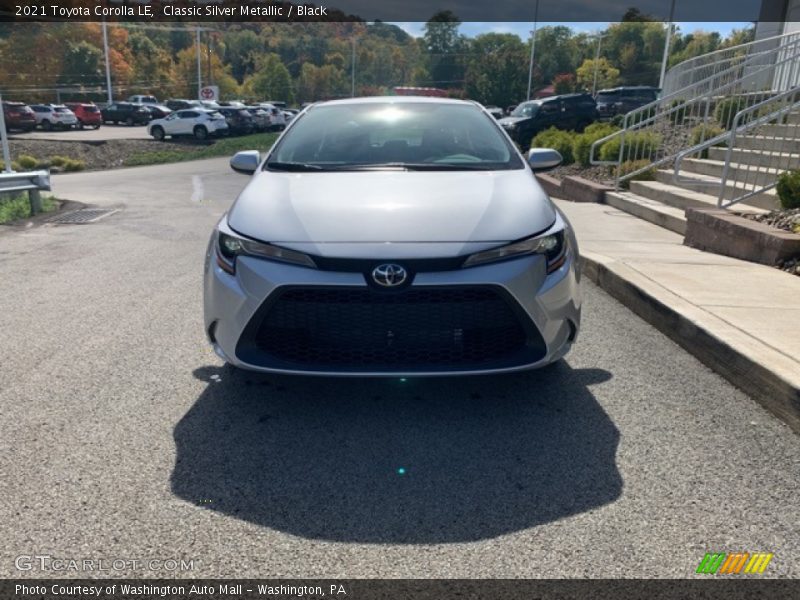 Classic Silver Metallic / Black 2021 Toyota Corolla LE