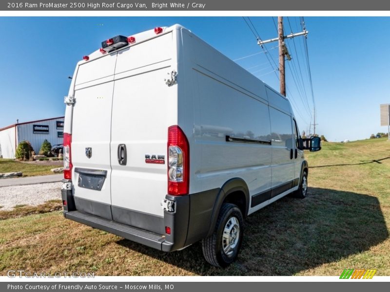 Bright White / Gray 2016 Ram ProMaster 2500 High Roof Cargo Van
