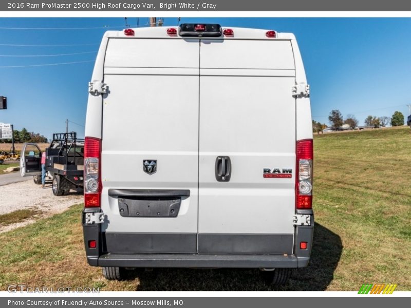 Bright White / Gray 2016 Ram ProMaster 2500 High Roof Cargo Van