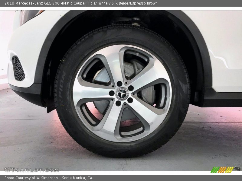 Polar White / Silk Beige/Espresso Brown 2018 Mercedes-Benz GLC 300 4Matic Coupe