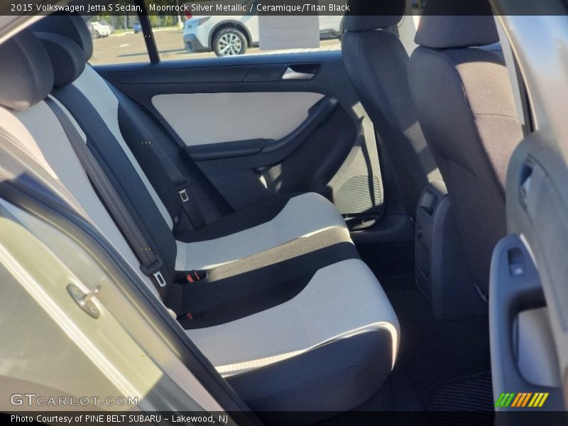 Rear Seat of 2015 Jetta S Sedan