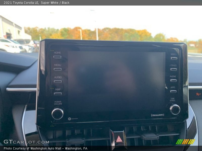 Super White / Black 2021 Toyota Corolla LE