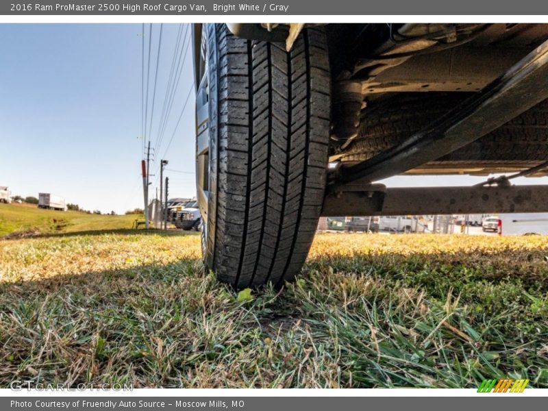 Bright White / Gray 2016 Ram ProMaster 2500 High Roof Cargo Van